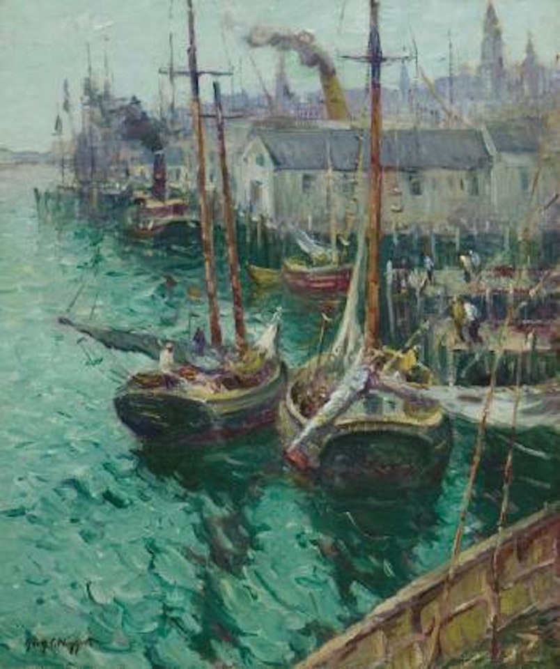 Easterly winds, Gloucester by Guy Carleton Wiggins