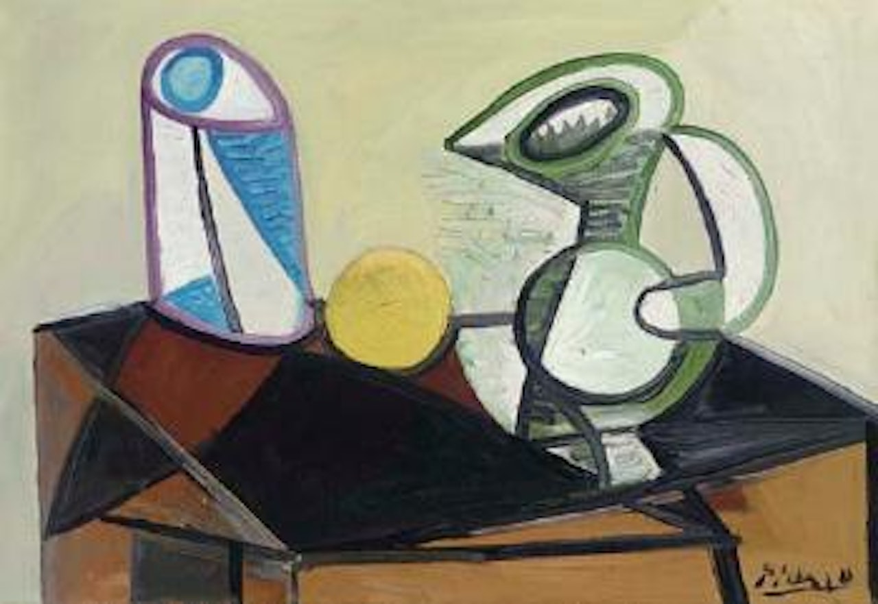 Verre et pichet by Pablo Picasso