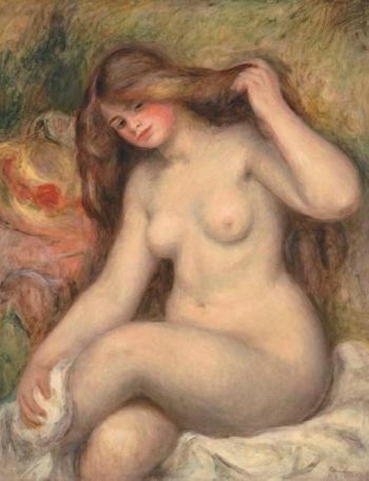 Grande baigneuse aux jambes croisees by Pierre-Auguste Renoir