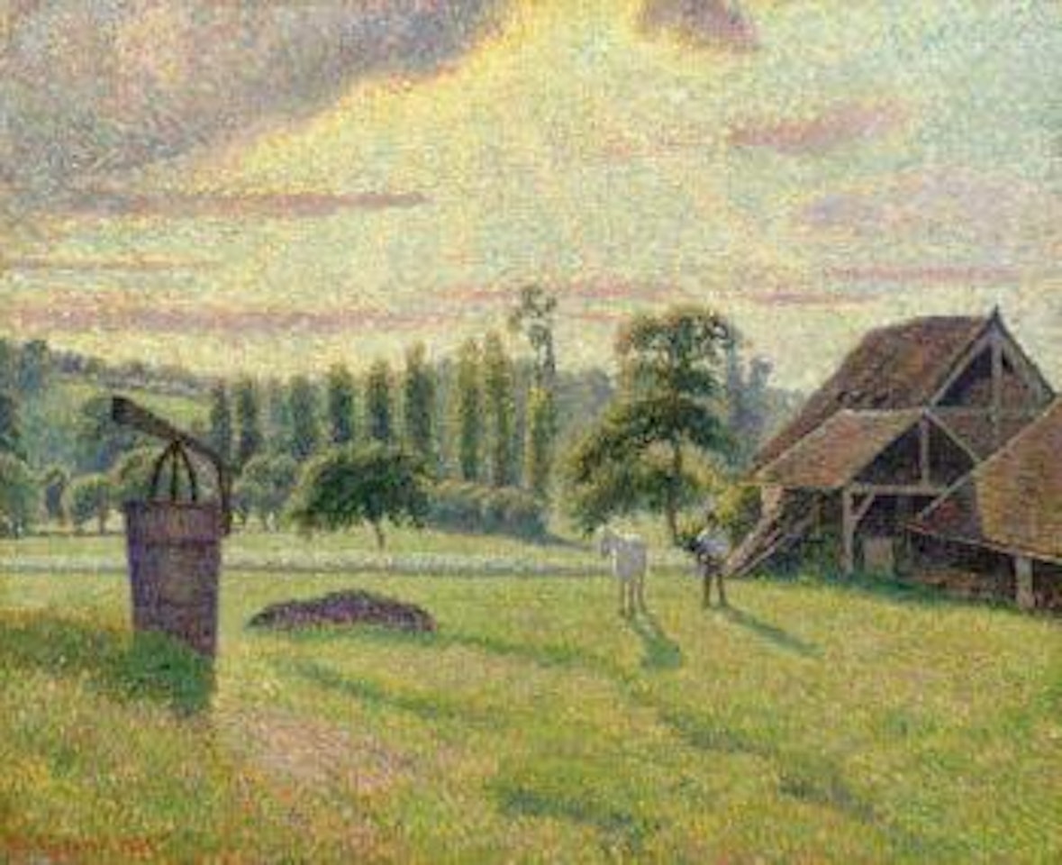 Briqueterie Delafolie a Eragny by Camille Pissarro