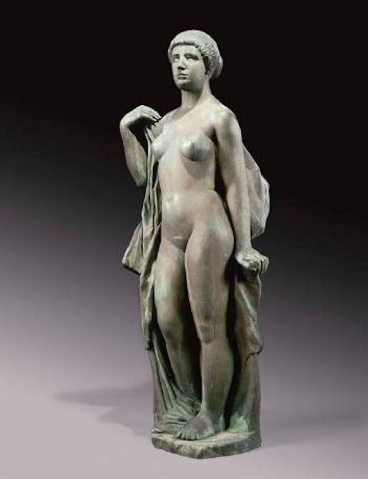 La grande baigneuse a la draperie by Aristide Maillol
