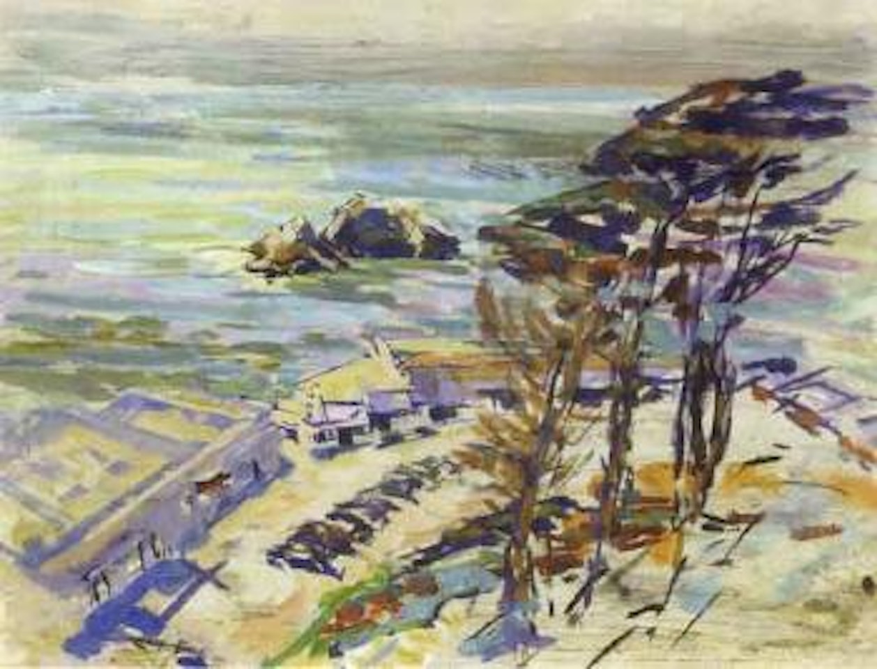 Cliff house, San Francisco by Joseph Raphael
