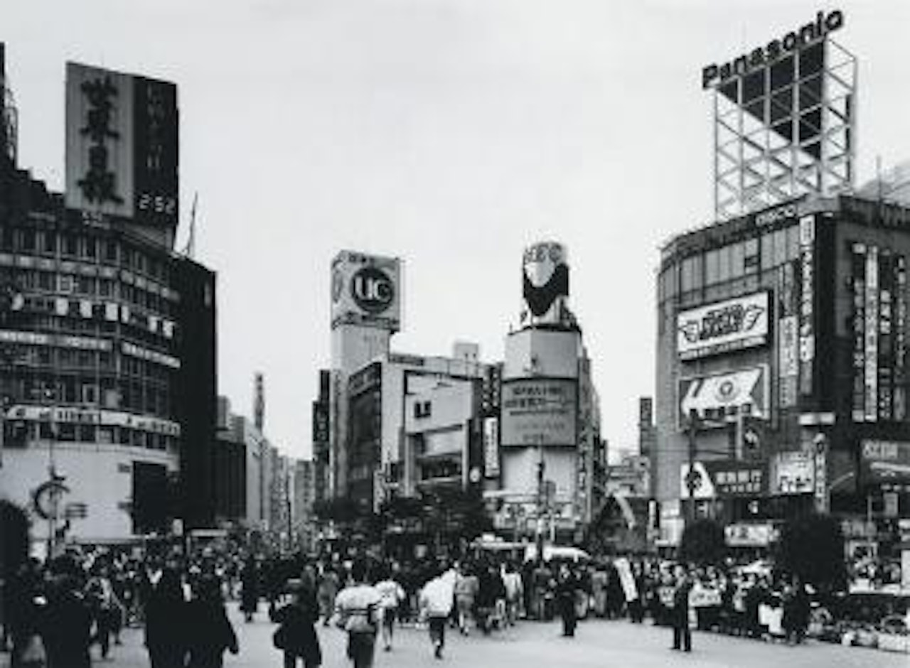 In front of Shibuya-ku Station, Tokyo 1987 by Thomas Struth