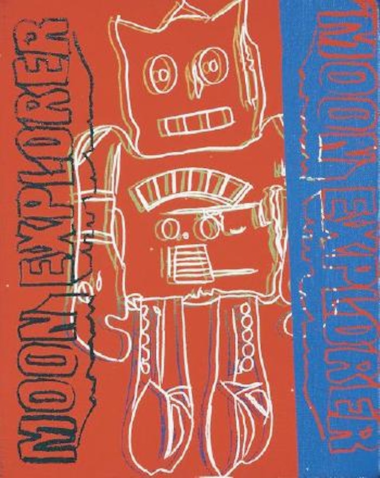 Moon explorer robot by Andy Warhol