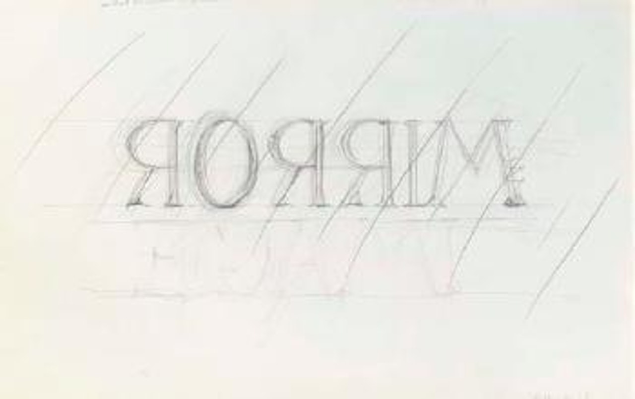 Mirror, image by Bruce Nauman