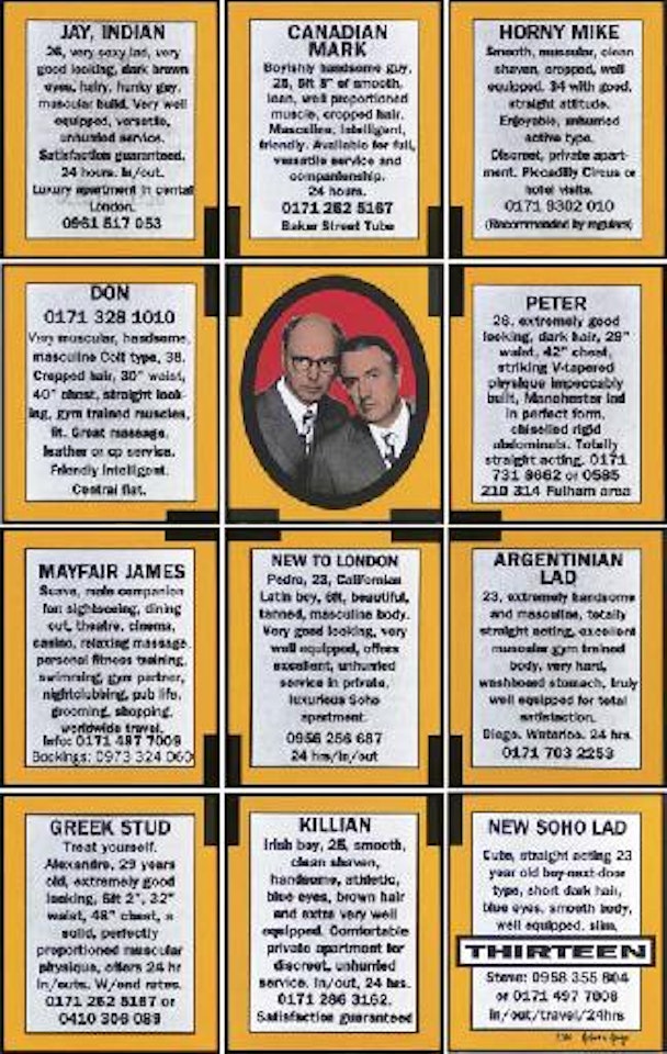Thirteen by Gilbert & George