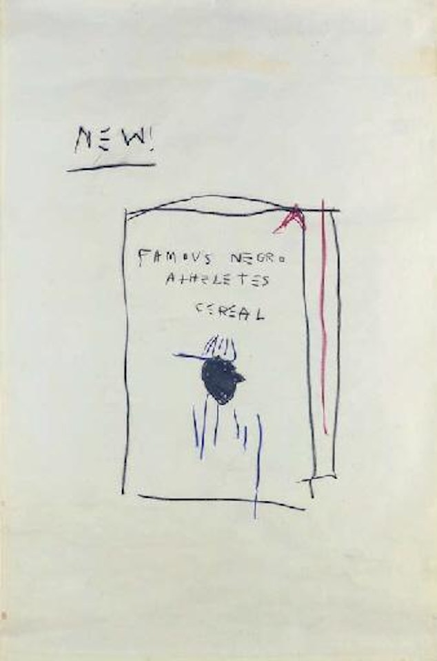 Cereal box by Jean-Michel Basquiat