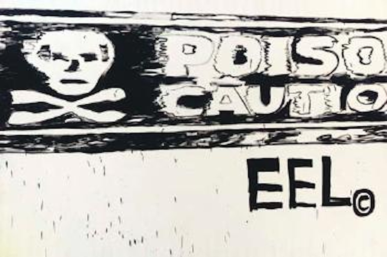 Poison, eel by Jean-Michel Basquiat by Andy Warhol