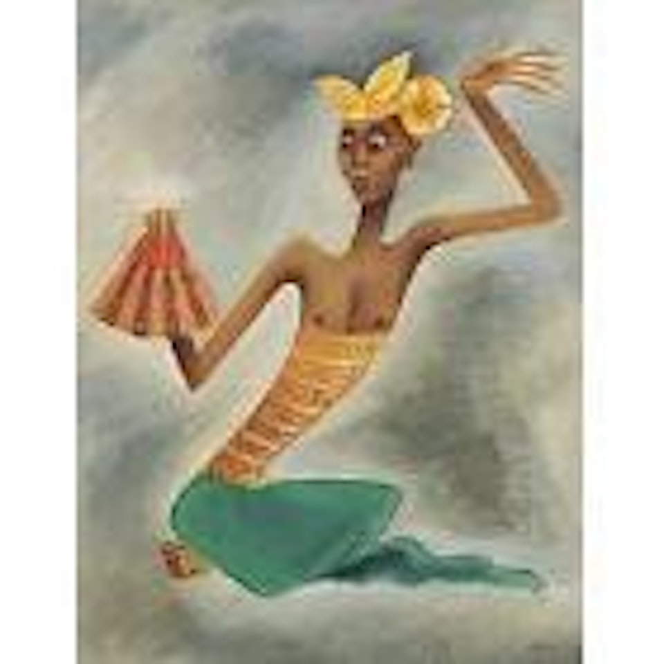 Mario dancing Kebyar by Miguel Covarrubias