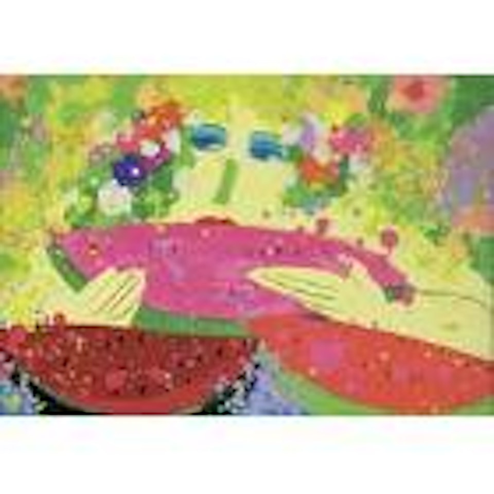 I love eat watermelon by Walasse Ting