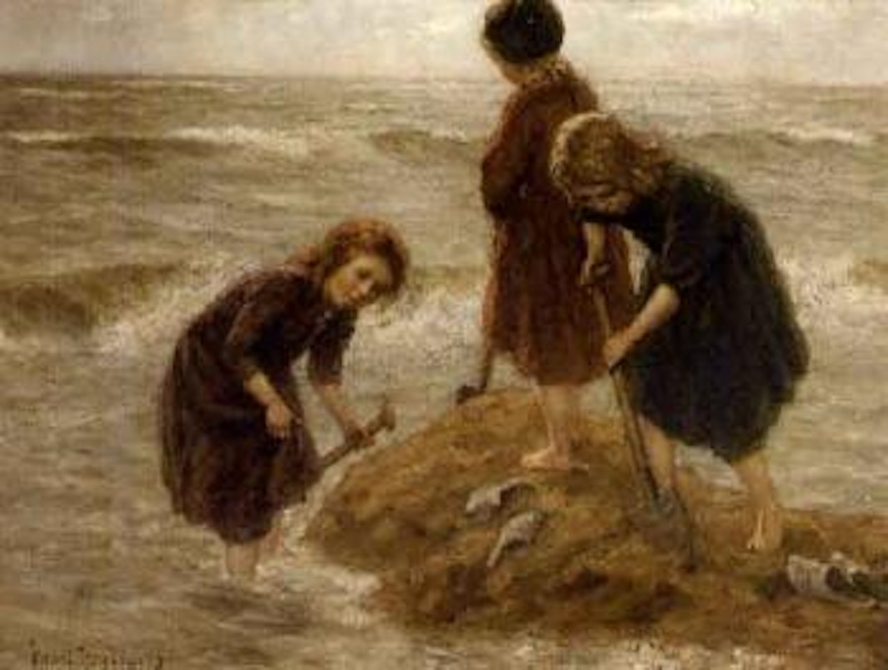Holding back the waves by Hendrik Heyligers
