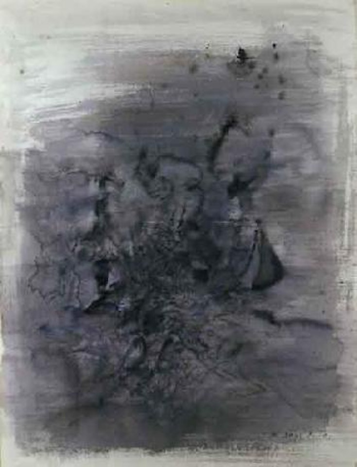 Composition by Zao Wou-Ki