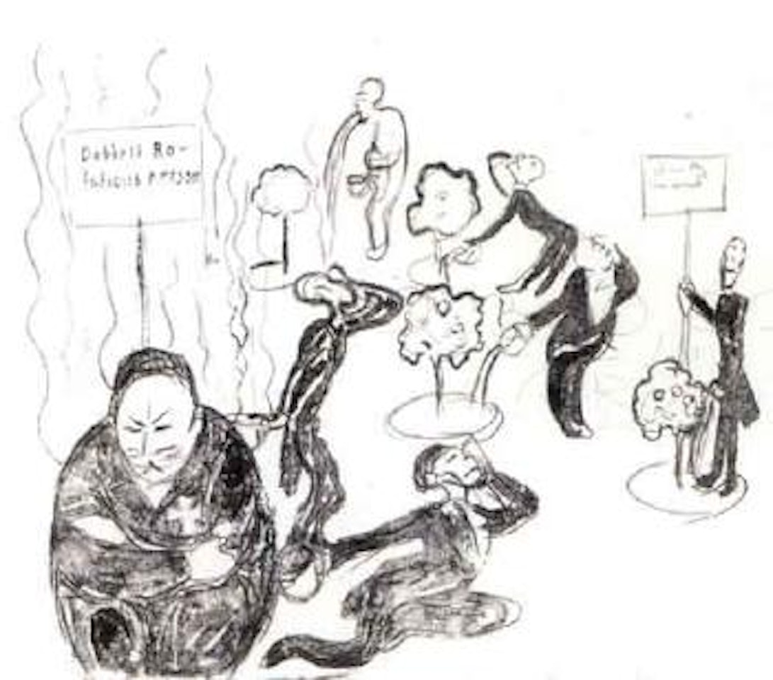 Press critic by Edvard Munch