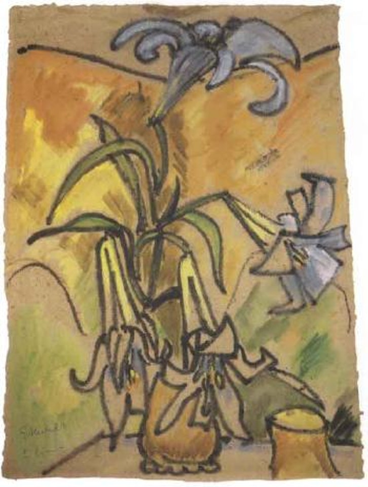 Lilies by Erich Heckel