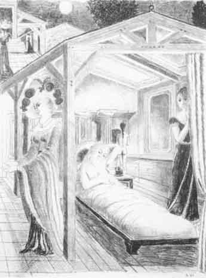 La mer est proche by Paul Delvaux