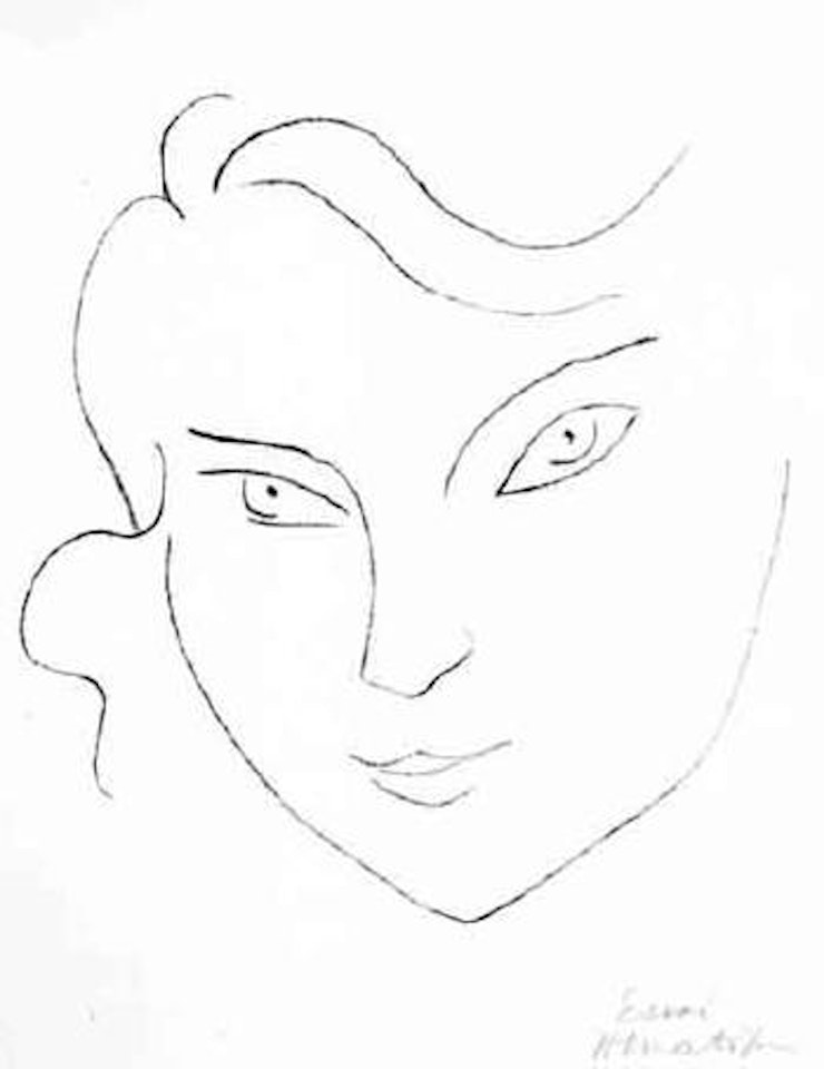 Tete de jeune femme by Henri Matisse