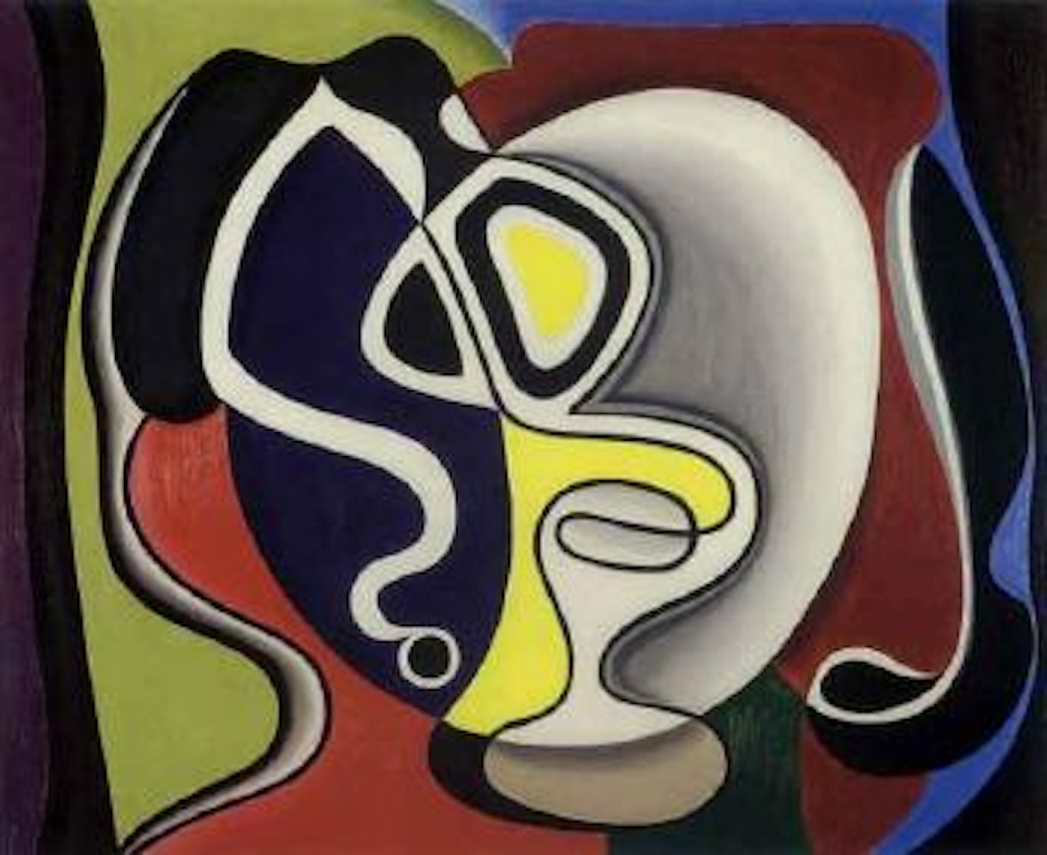 Composition - head by Auguste Herbin
