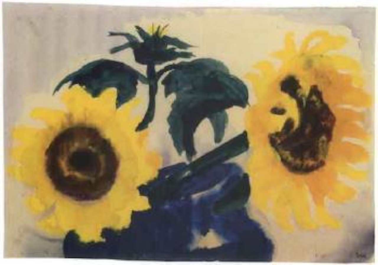 Sunflowers by Emil Nolde