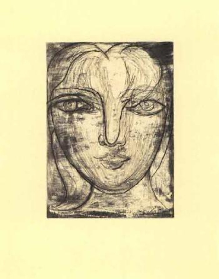 Portrait de Marie-Therese de face by Pablo Picasso