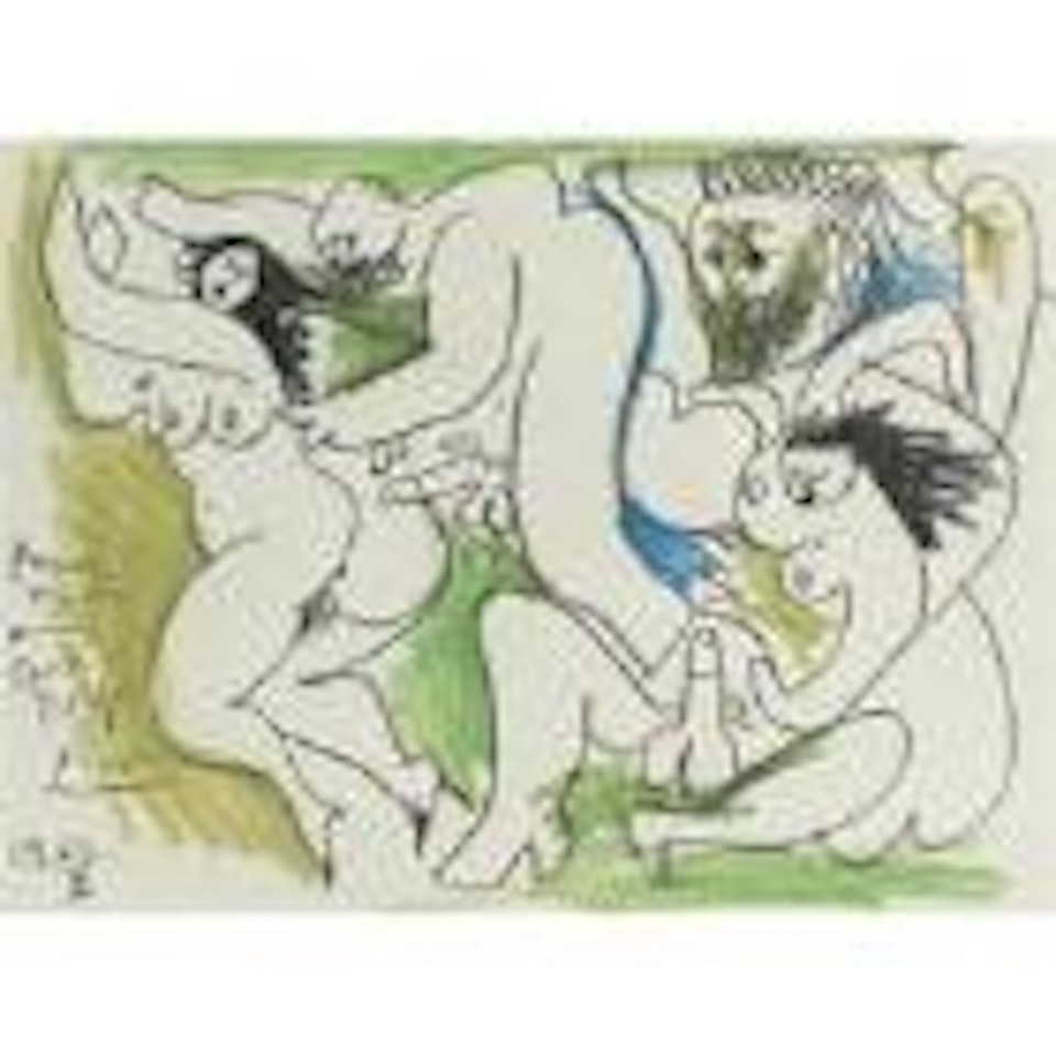 Etude pour 'Le dejeuner sur l'herbe' IV by Pablo Picasso