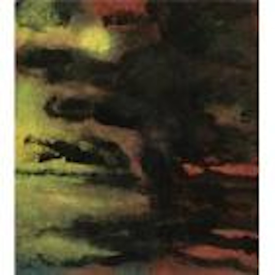 Seascape with dark sky and yellow sun by Emil Nolde