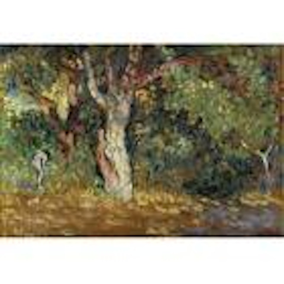 Etude de sous-bois avec femme nue by Henri Edmond Cross