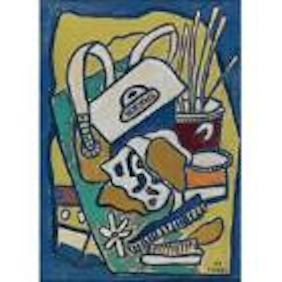 Deux brosses et un sac a main by Fernand Leger