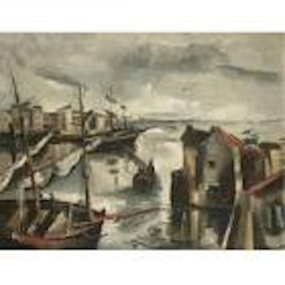 Port de peche by Maurice de Vlaminck