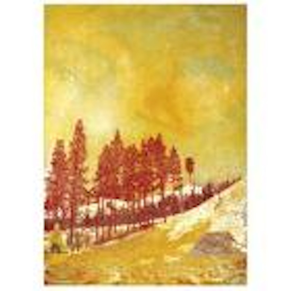 Orange sunshine by Peter Doig