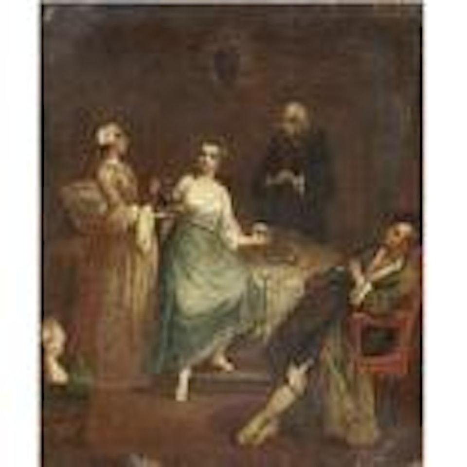 Interior scene by Pietro Longhi