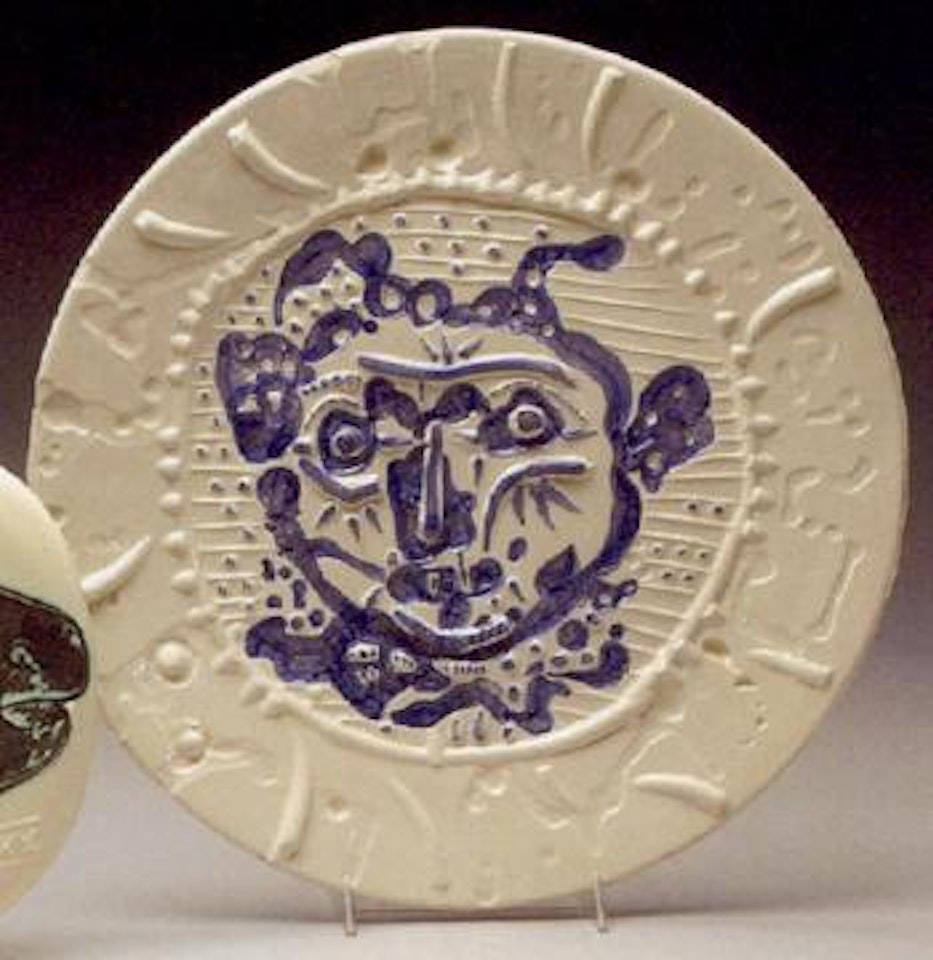 Tormented faun's face by Pablo Picasso