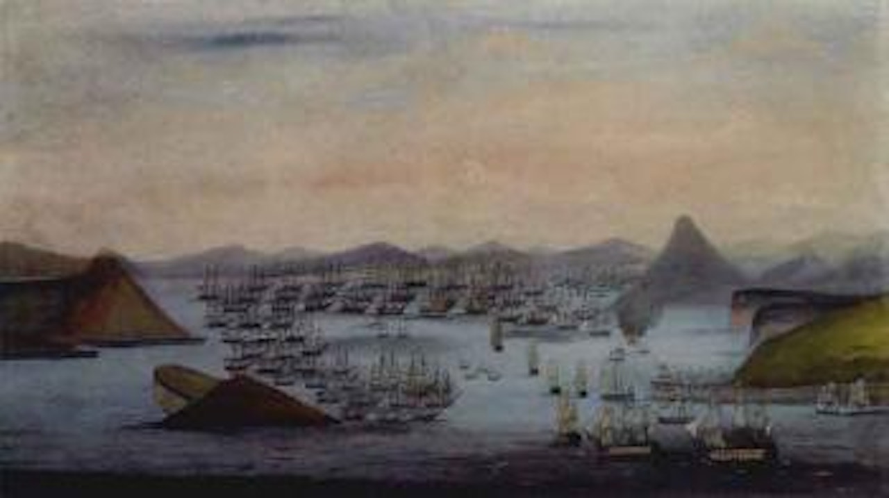 Battle of Navarino by English School