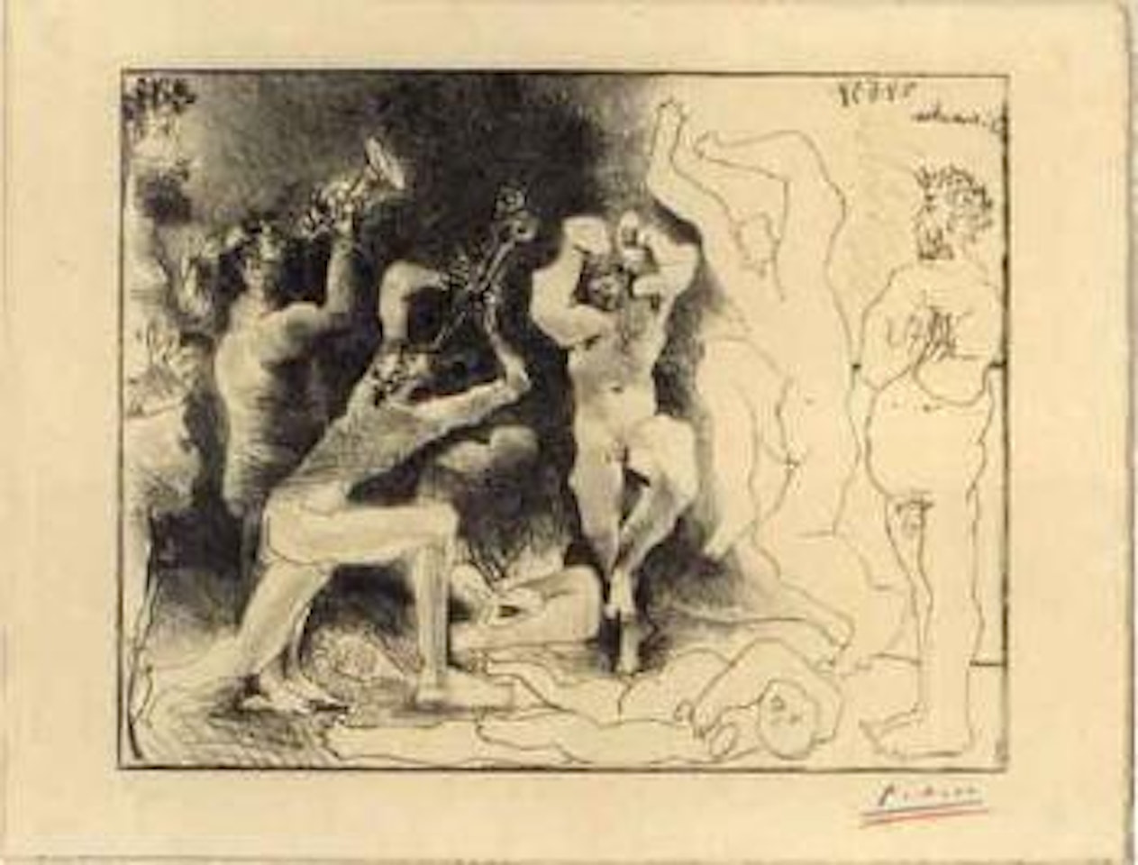 La danes des faunes by Pablo Picasso