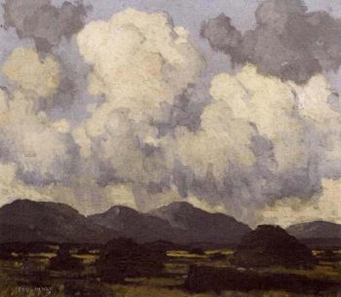 On the turf bog, Co. Kerry by Paul Henry