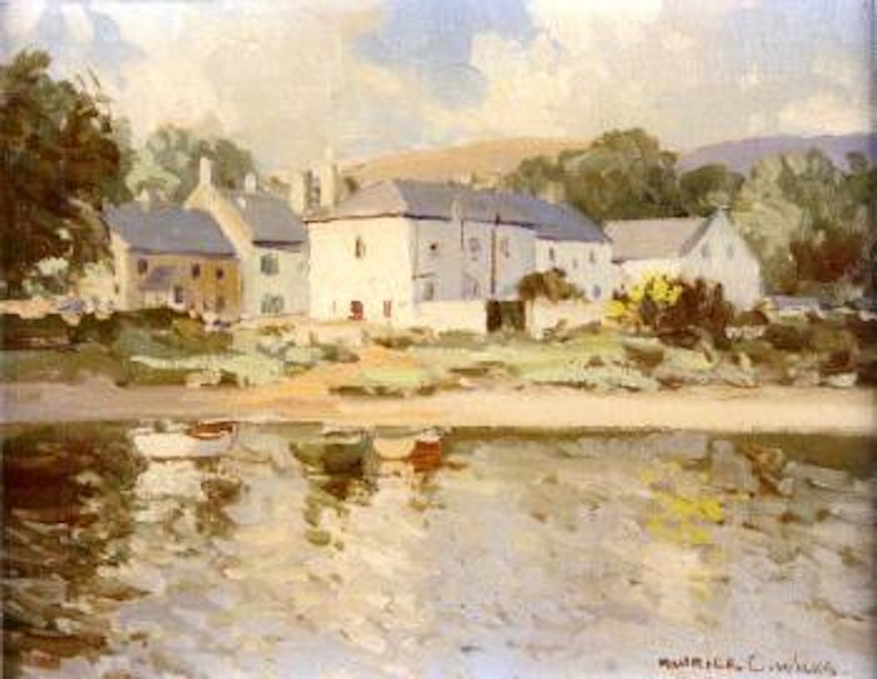 Cushendun village, Co. Antrim by Maurice Canning Wilks