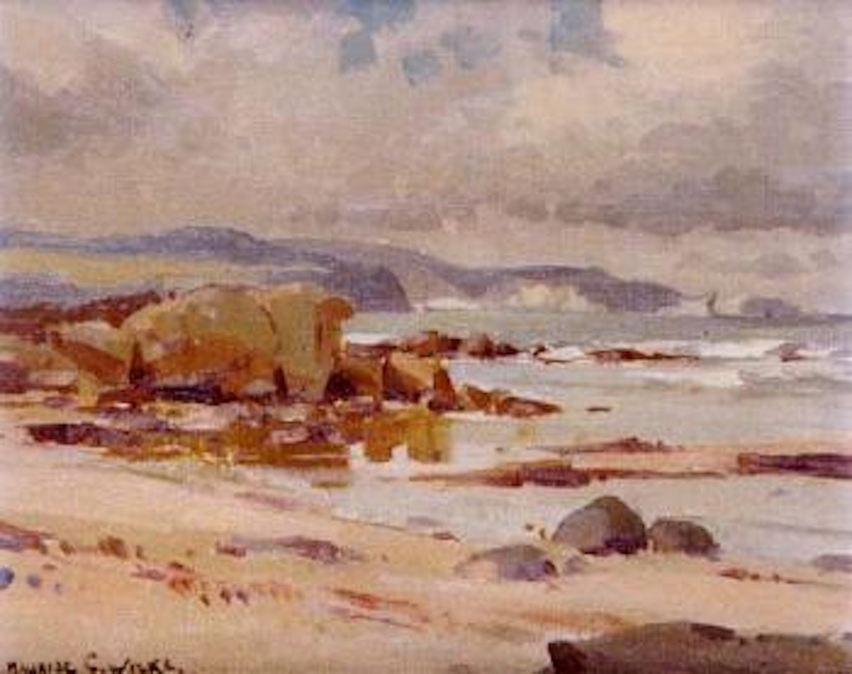 Antrim coastline near Cushendun by Maurice Canning Wilks