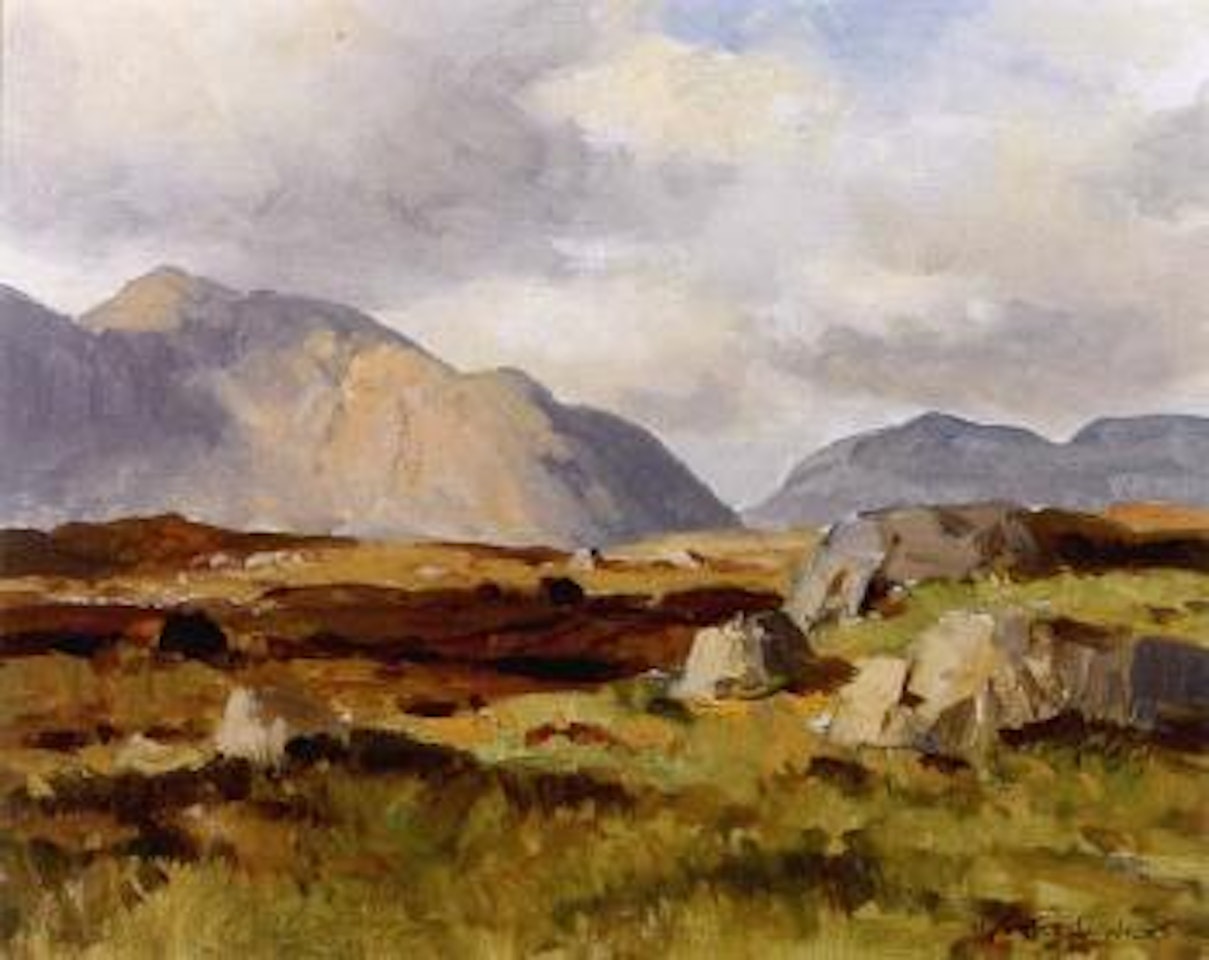 Clifden bog road, Connemara by Maurice Canning Wilks
