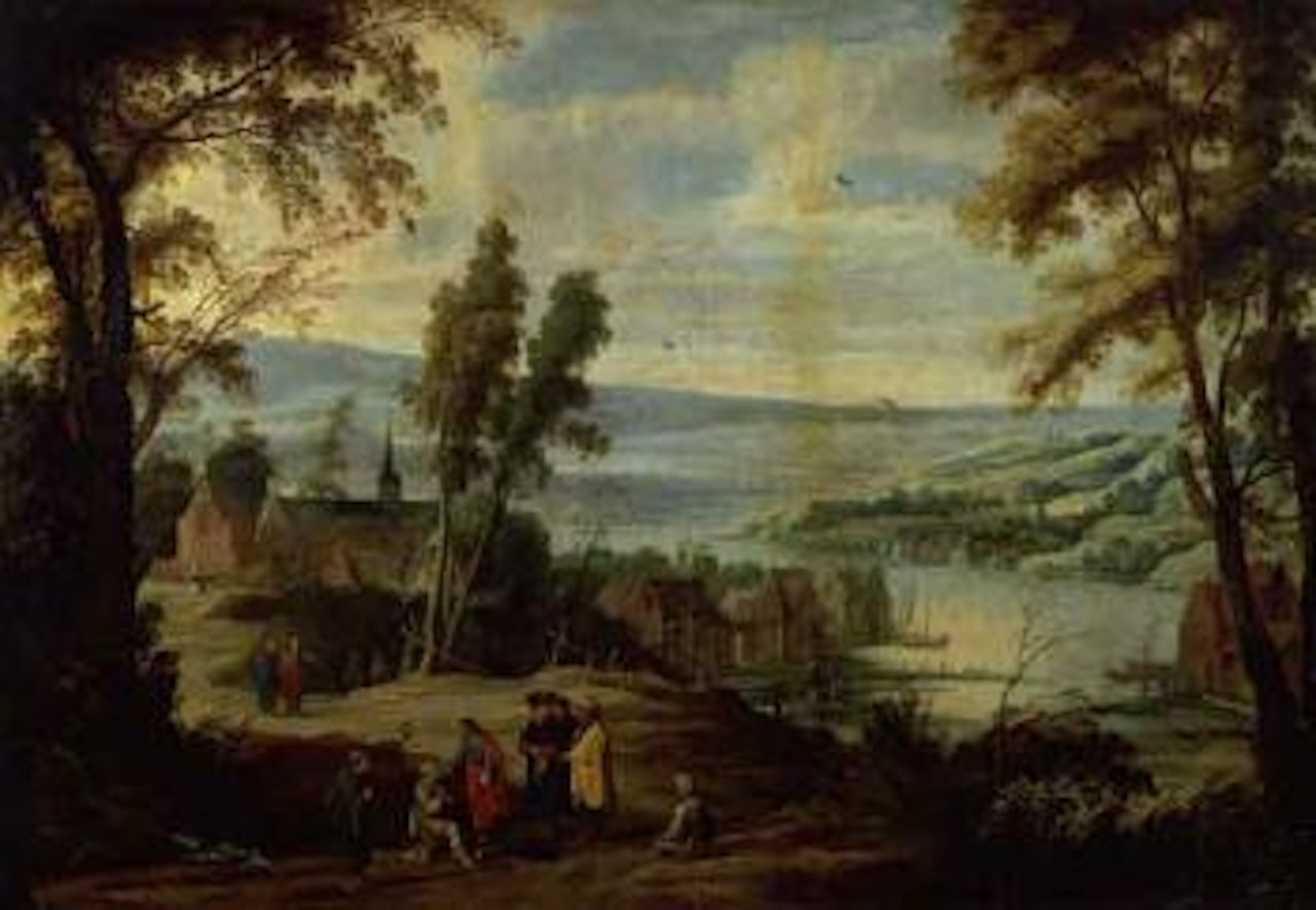 Christ healing the Blind by Joos de Momper the Younger