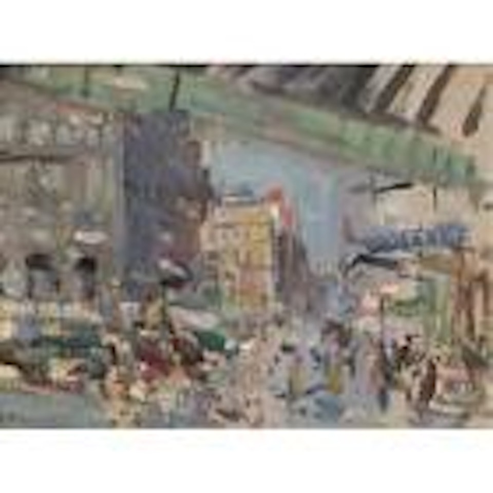 La Gare Saint Lazare by Konstantin Alekseevich Korovin