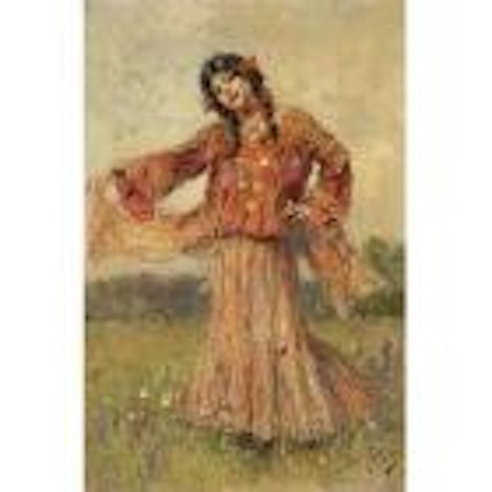 The gypsy girl by Konstantin Makovsky