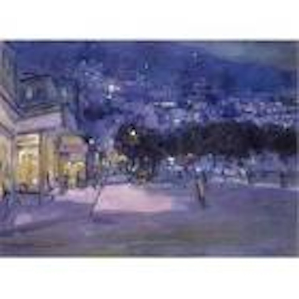 View of Monaco by Konstantin Alekseevich Korovin