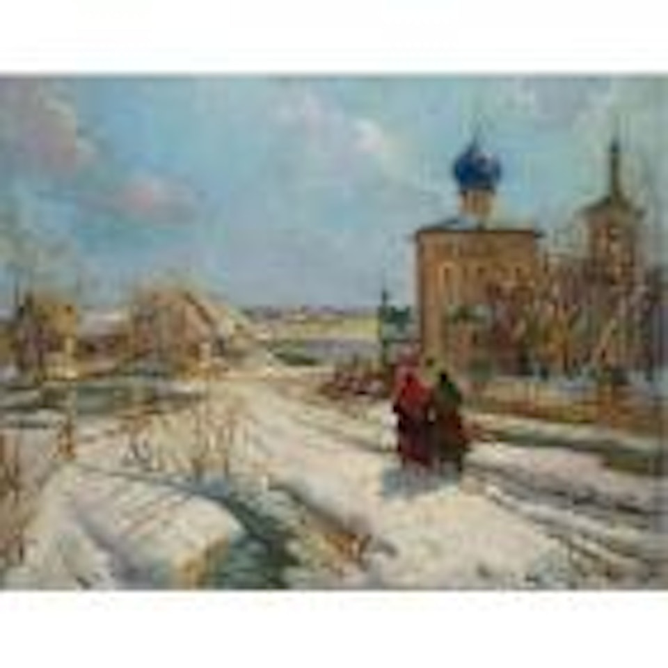Early spring by Georgij Aleksandrovic Lapschin