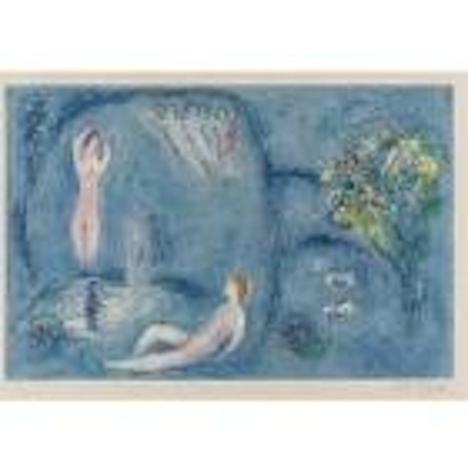 Dapnis and Chloe, nymphs cave by Marc Chagall