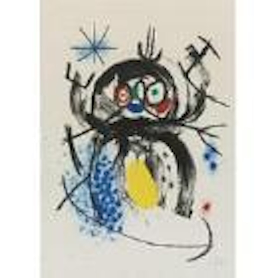 Automobiliste au moustache by Joan Miró