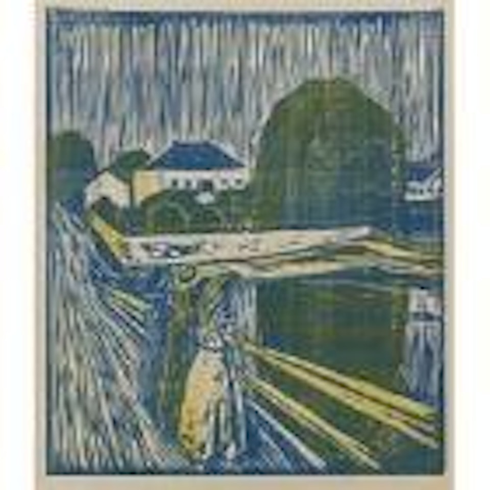 Girls on the bridge by Edvard Munch