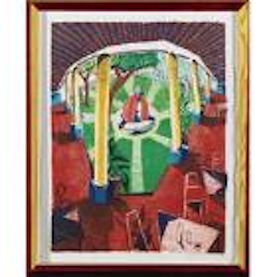 Views of Hotel Well III by David Hockney