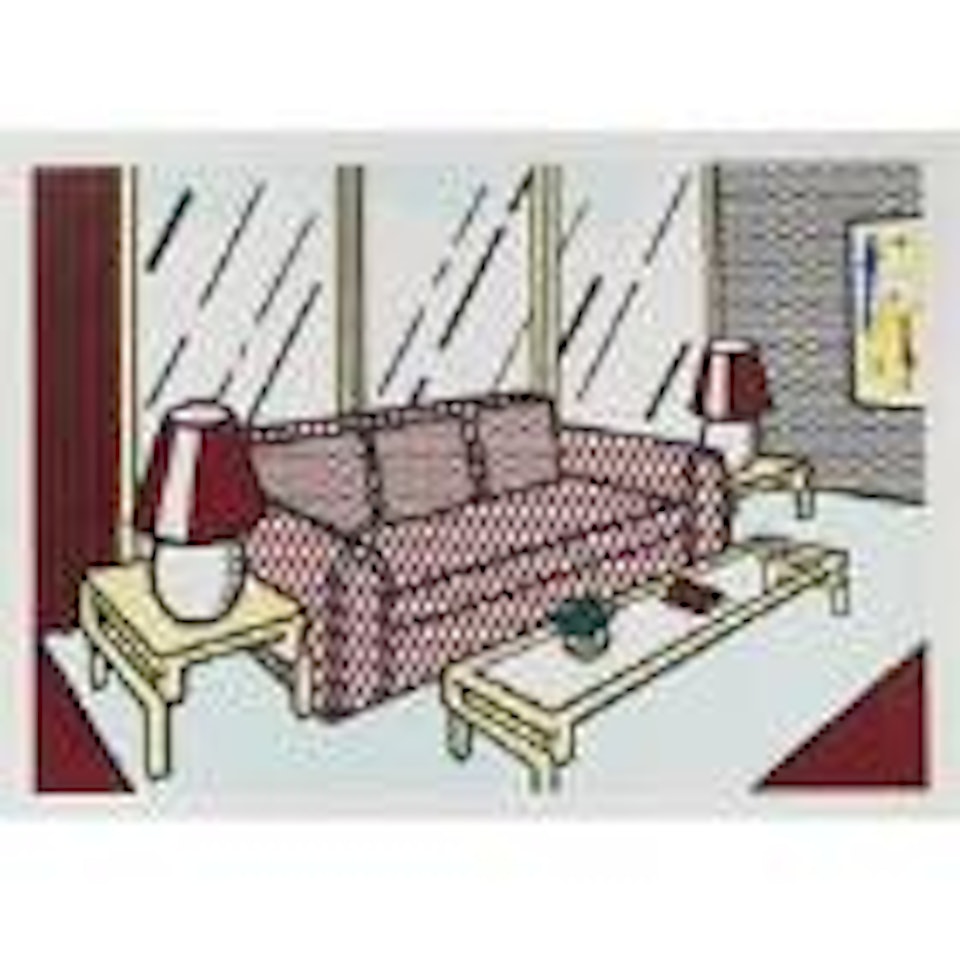 Red lamps by Roy Lichtenstein