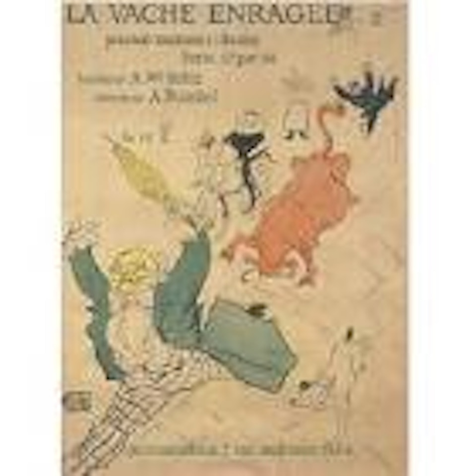 La vache enragee by Henri de Toulouse-Lautrec