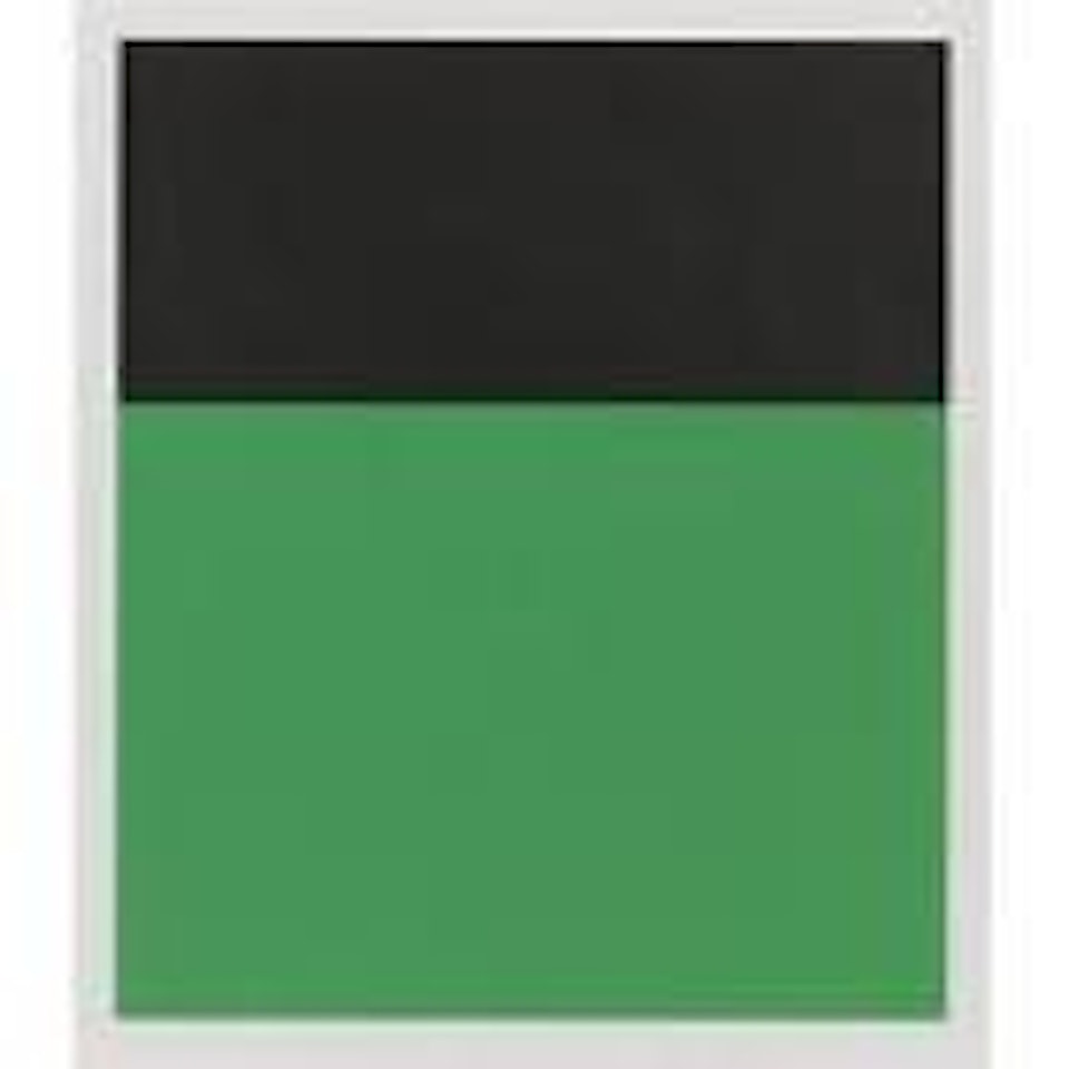Black and green by Ellsworth Kelly