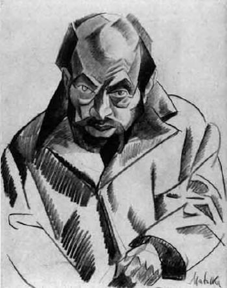 Portrait of a man by Jan Matulka